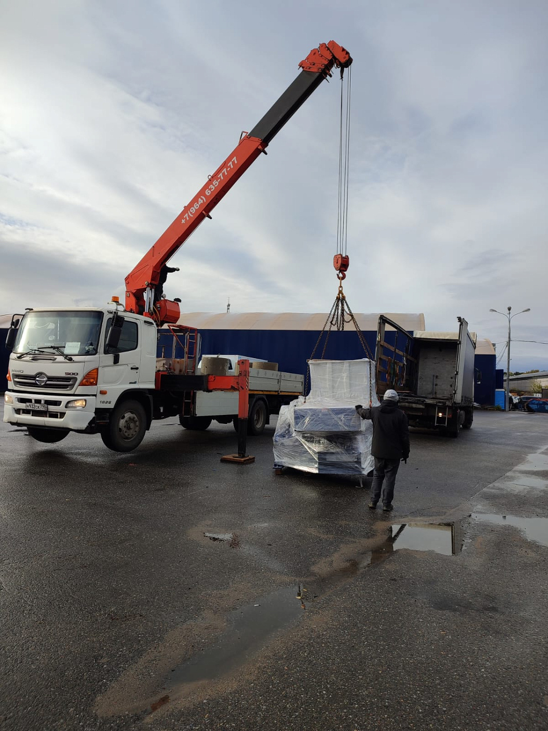 Отгрузка оборудования в компанию "СК Пласт"
